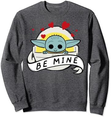 Star Wars The Mandalorian The Little one Be Mine Valentine’s Day Sweatshirt