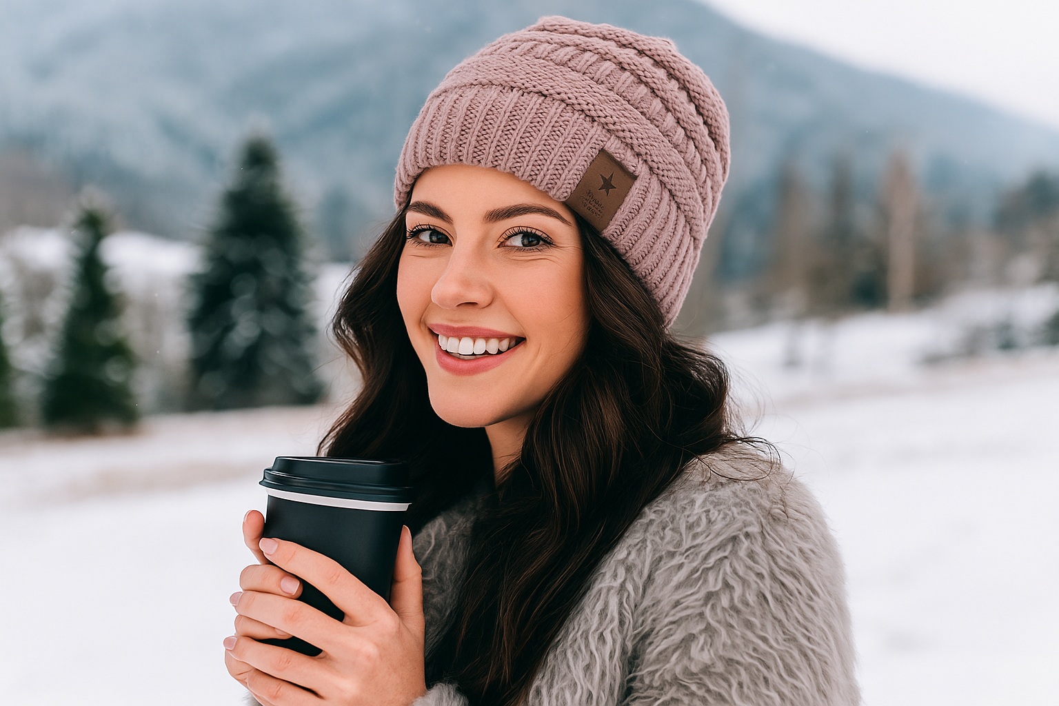 Women\'s Beanie Lined Cozy Warm Casual Soft Knit Mountain Commuting Clayton Mountain Co. Beanie – Cozy, Stylish, and Adventure-Ready main image 3
