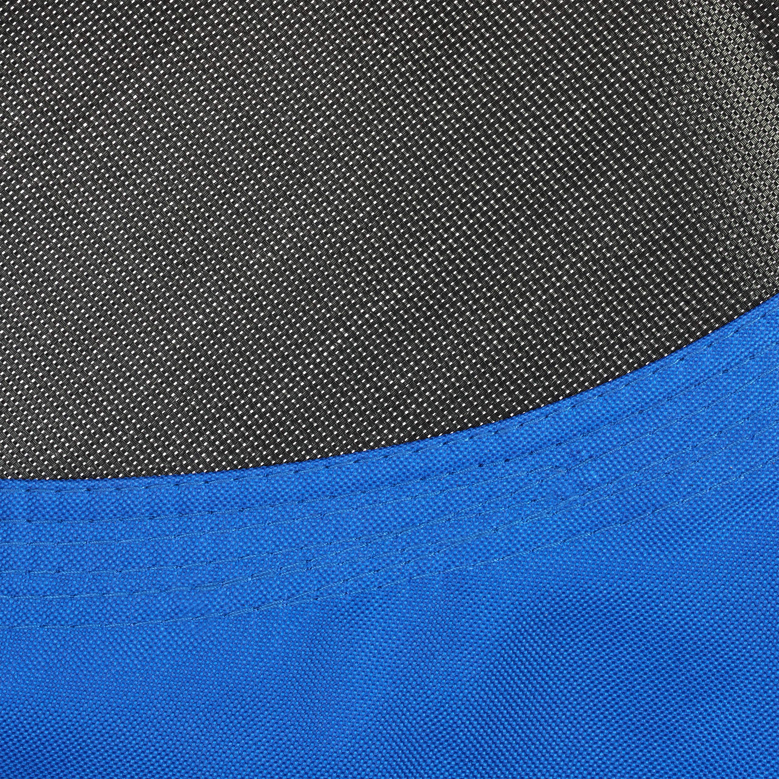 Relaxdays Columpio Jardín Nido de Altura Ajustable para Niños y Adultos, hasta 100 kg, Azul, ø 110 cm, Juventud Unisex