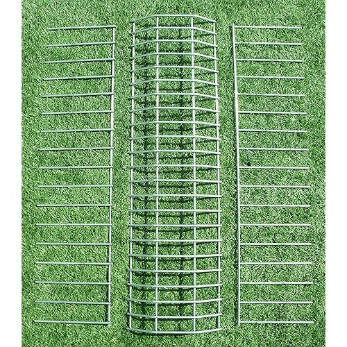 Dig Defence - Original Gate Plate - Underground Fence Gap Filler, Dog Digging Deterrent - 2 Pack with 2 SM/MD Animal Fence Barrier
