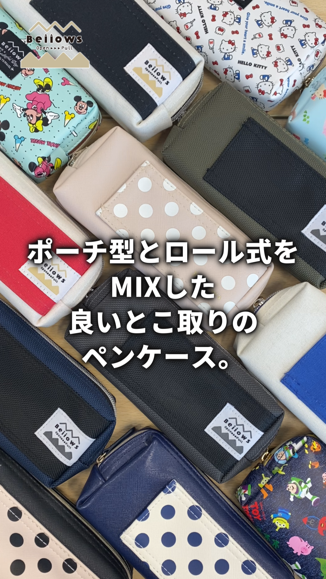 Amazon | コンサイス ディズニー ペンケース ベロウズ トイストーリー4