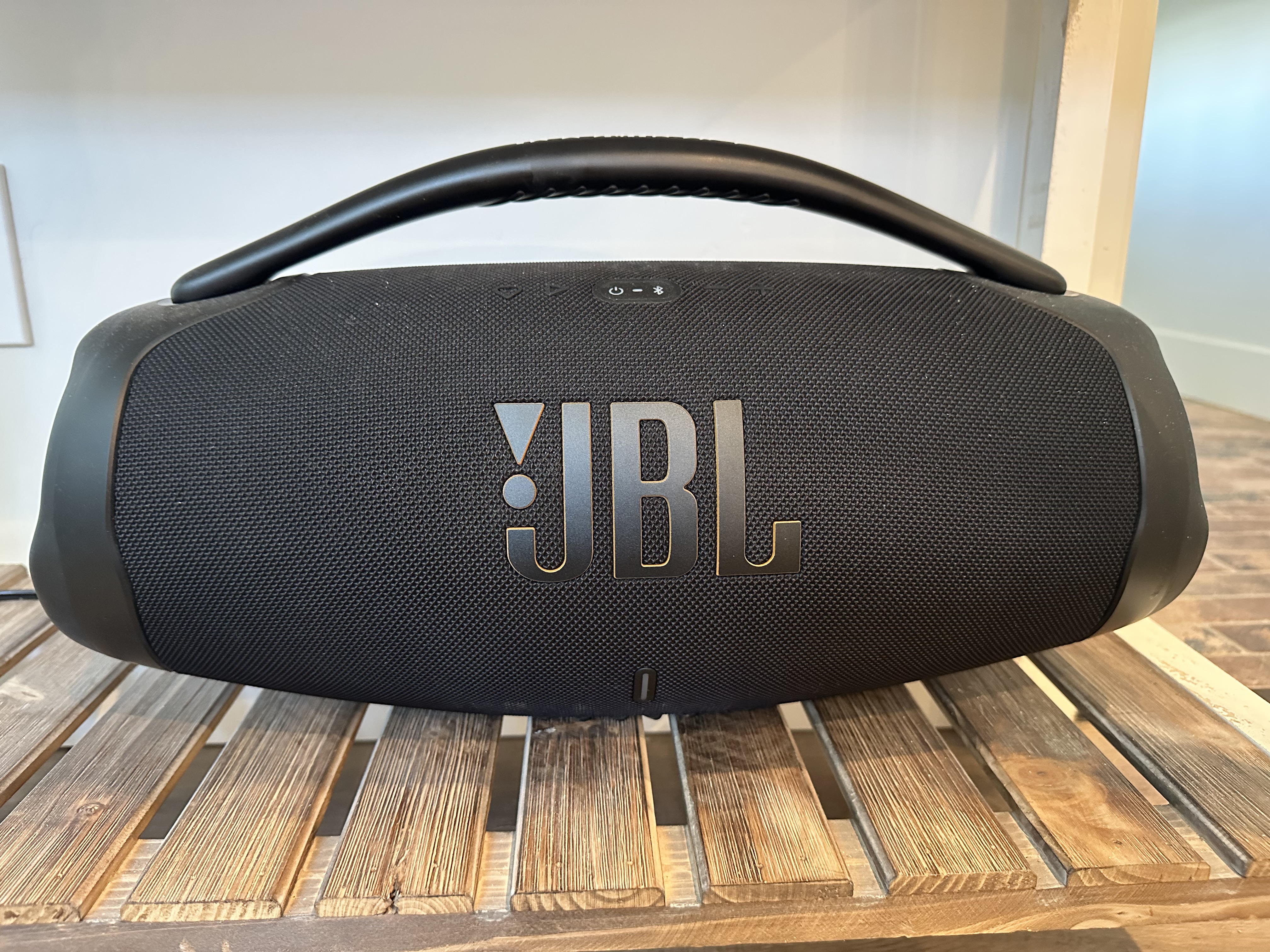 Watch JBL Boombox Portable Bluetooth Speaker with Handle on Amazon
