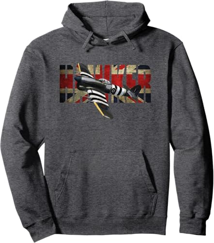 Miniatura 5 de RAF Hawker Typhoon WW2 Fighter Aircraft Pullover Hoodie