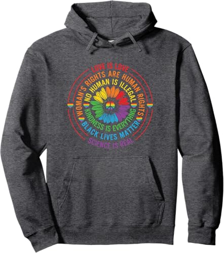 Miniatura 4 de Love is love - Sudadera con capucha LGBT Pride, Negro, S