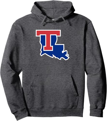 Miniatura 4 de Louisiana Tech Bulldogs Icon - Sudadera con capucha con licencia oficial, Negro - Negro,Asfalto,Jaspeado Oscuro,Gris Jaspeado
