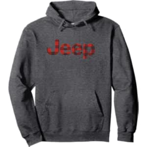 Jeep Plaid Logo Pullover Hoodie