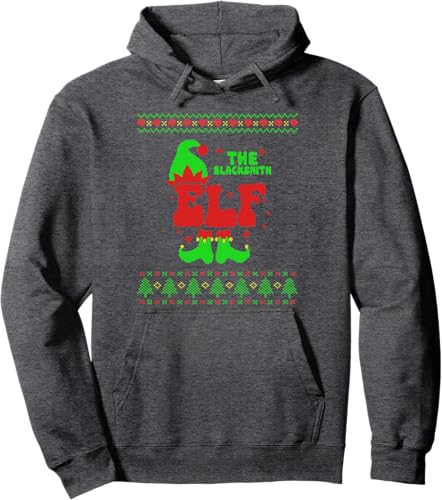 Miniatura 5 de Blacksmith Elf Family Matching Ugly Sweater Christmas Pjs Pullover Hoodie