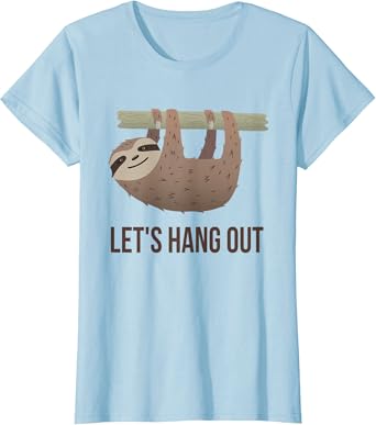 Sloth t shirt amazon Clearance