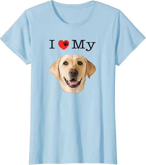 I love my labrador t shirt Clearance