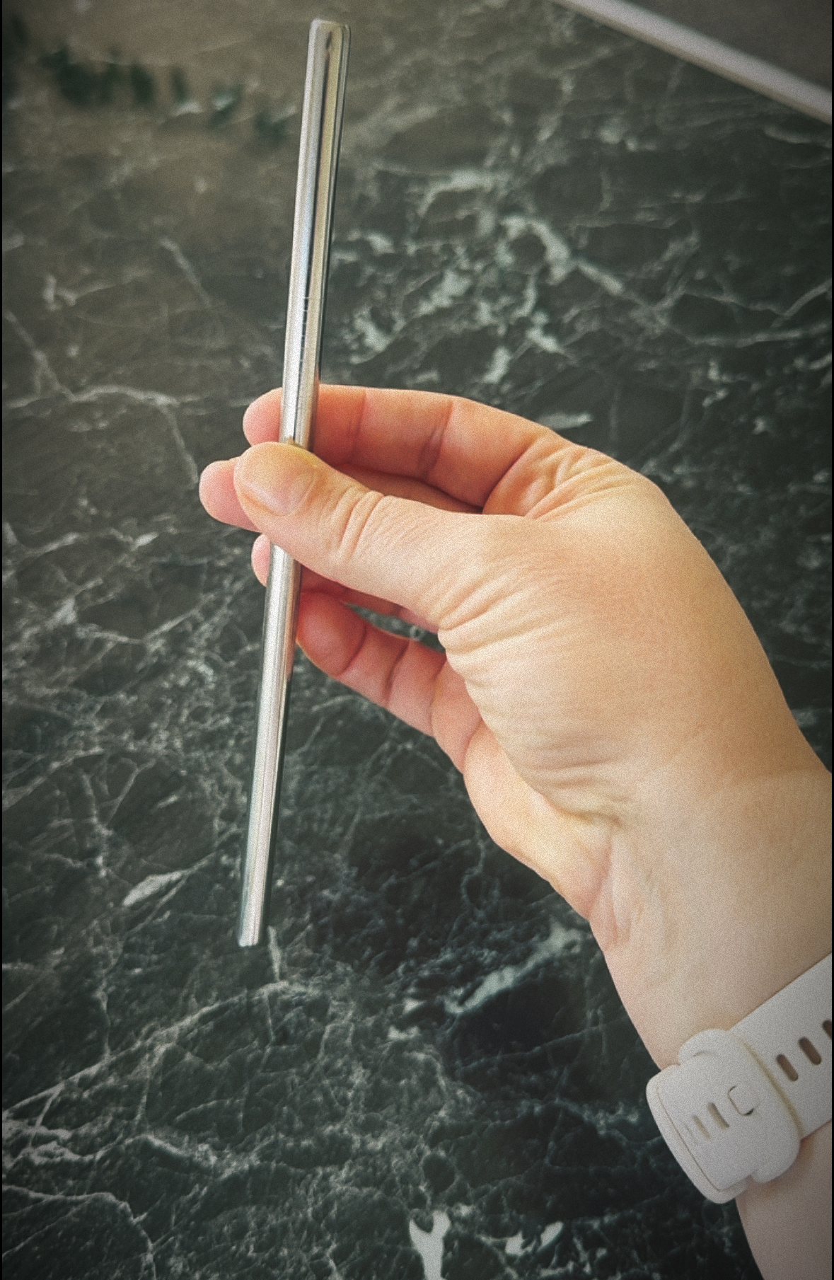 How I use my stainless straws 