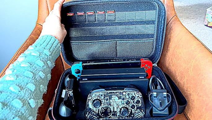 Amazon.com: ivoler Carrying Storage Case for Nintendo Switch