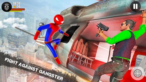 Flying Rope Hero: Superhero Games, Spider Rope Hero Games: Spider Fighting Game, Spider Superhero Ga