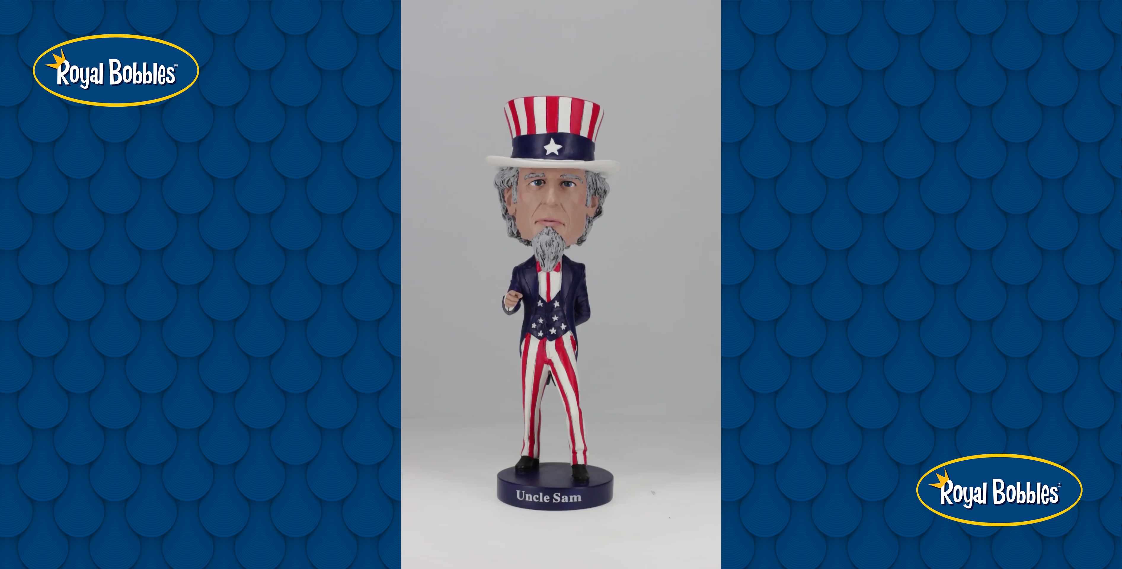 Amazon.com: Royal Bobbles Uncle Sam Bobblehead, Premium Polyresin