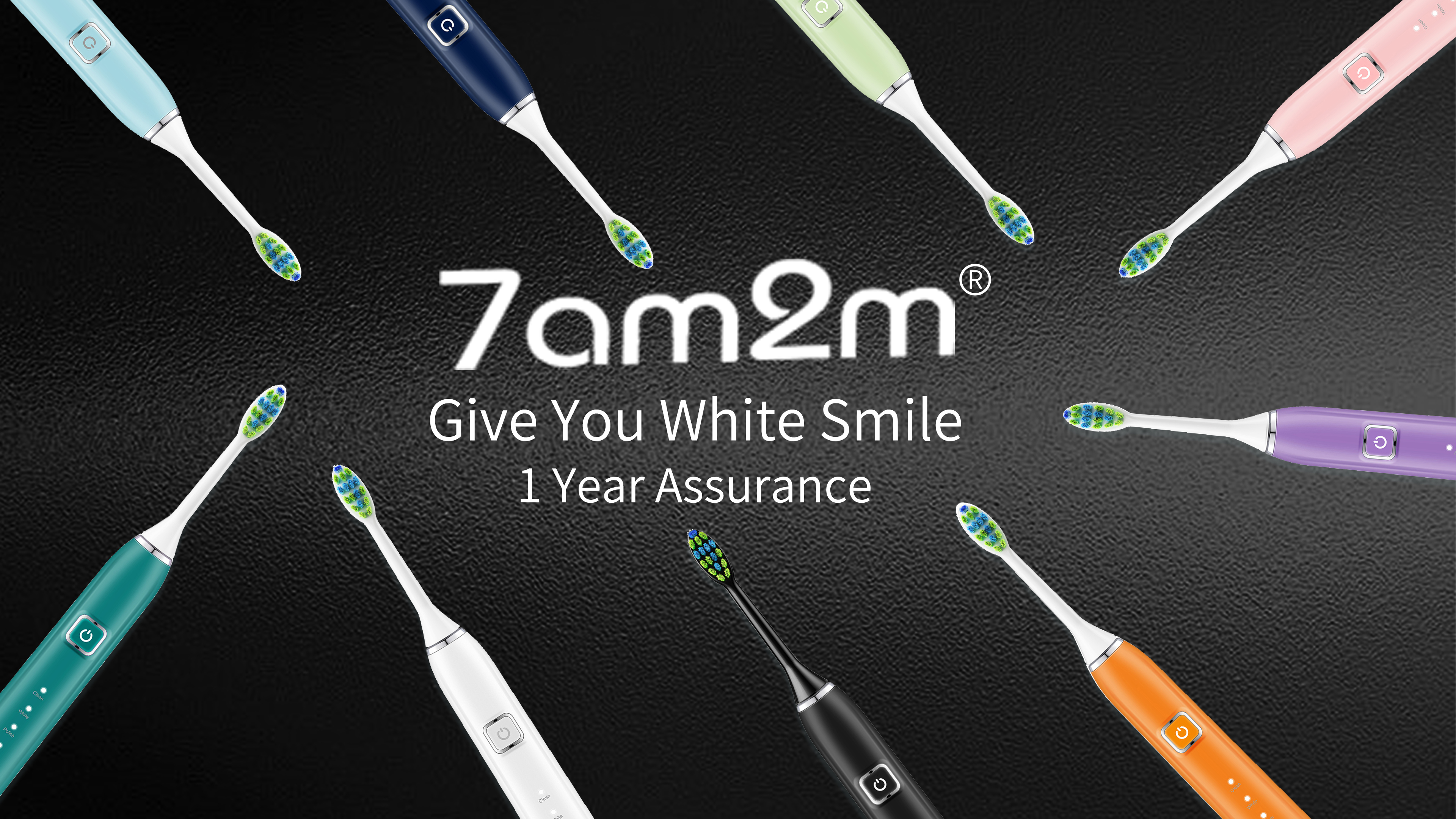 Amazon.com: 7AM2M Sonic Electric Toothbrush with 6 Brush Heads for