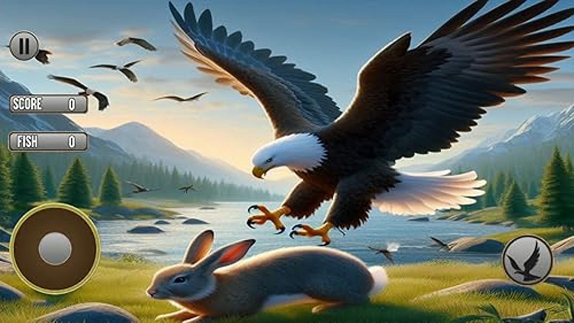 Eagle Simulator Games 3D, Ultimate Eagle Hunting Simulator, Eagle ...