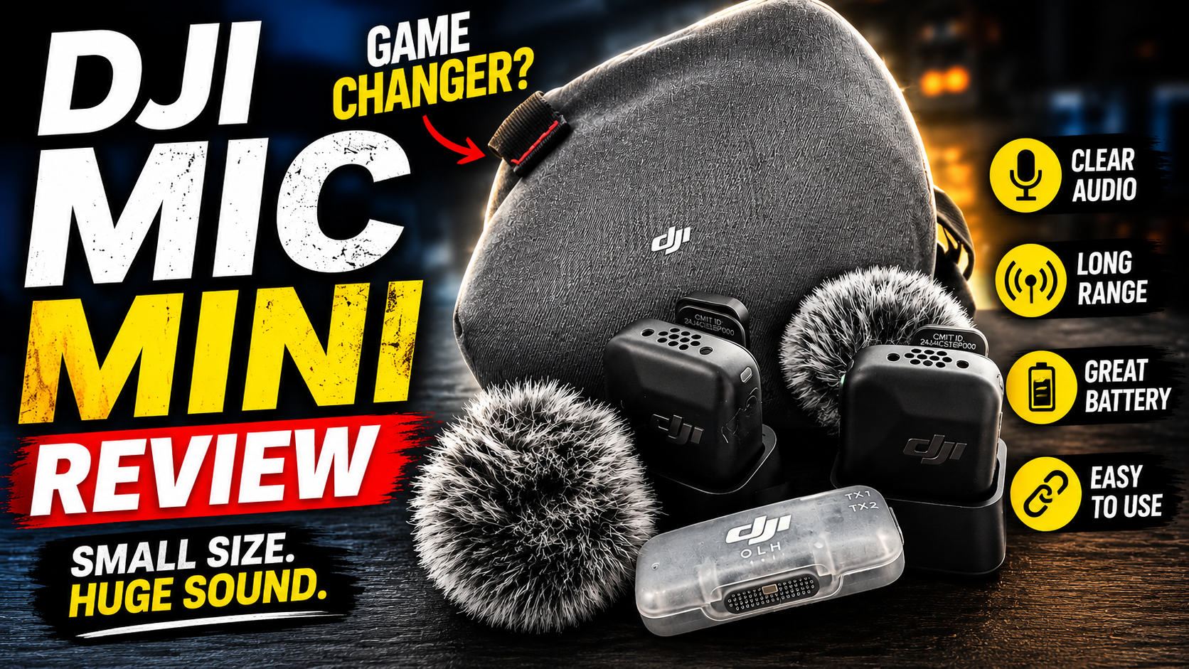Watch DJI Mic Mini REVIEW - perfect size on Amazon Live