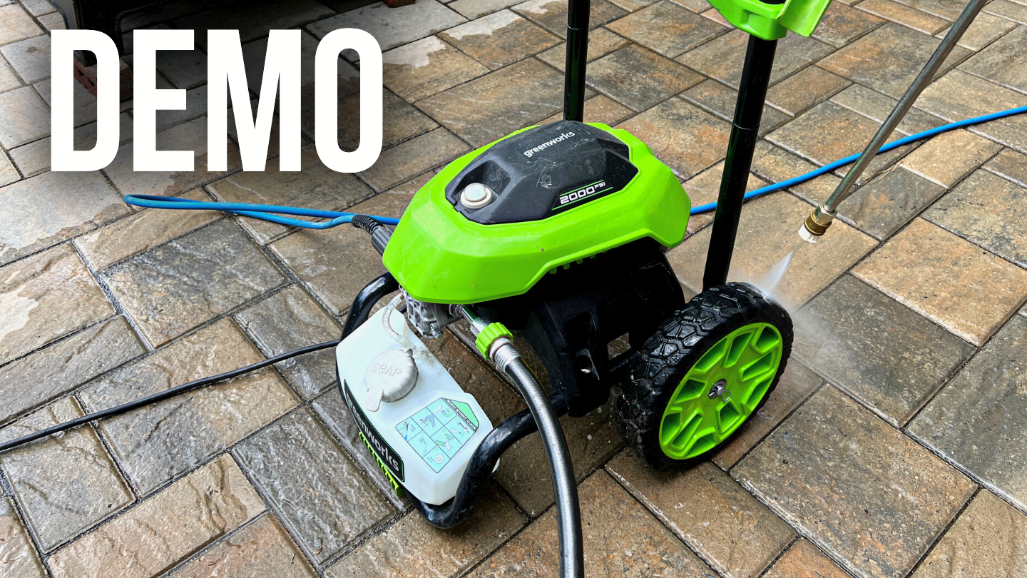 Greenworks Pressure Washer Demo and Review!