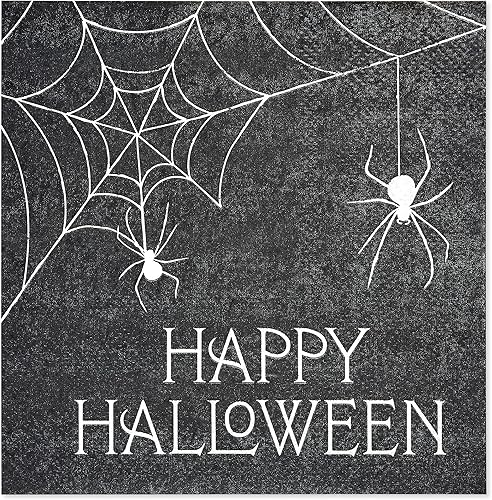 Miniatura 7 de American Greetings - Suministros de fiesta de Halloween, servilletas de almuerzo de calabaza (50 unidades)