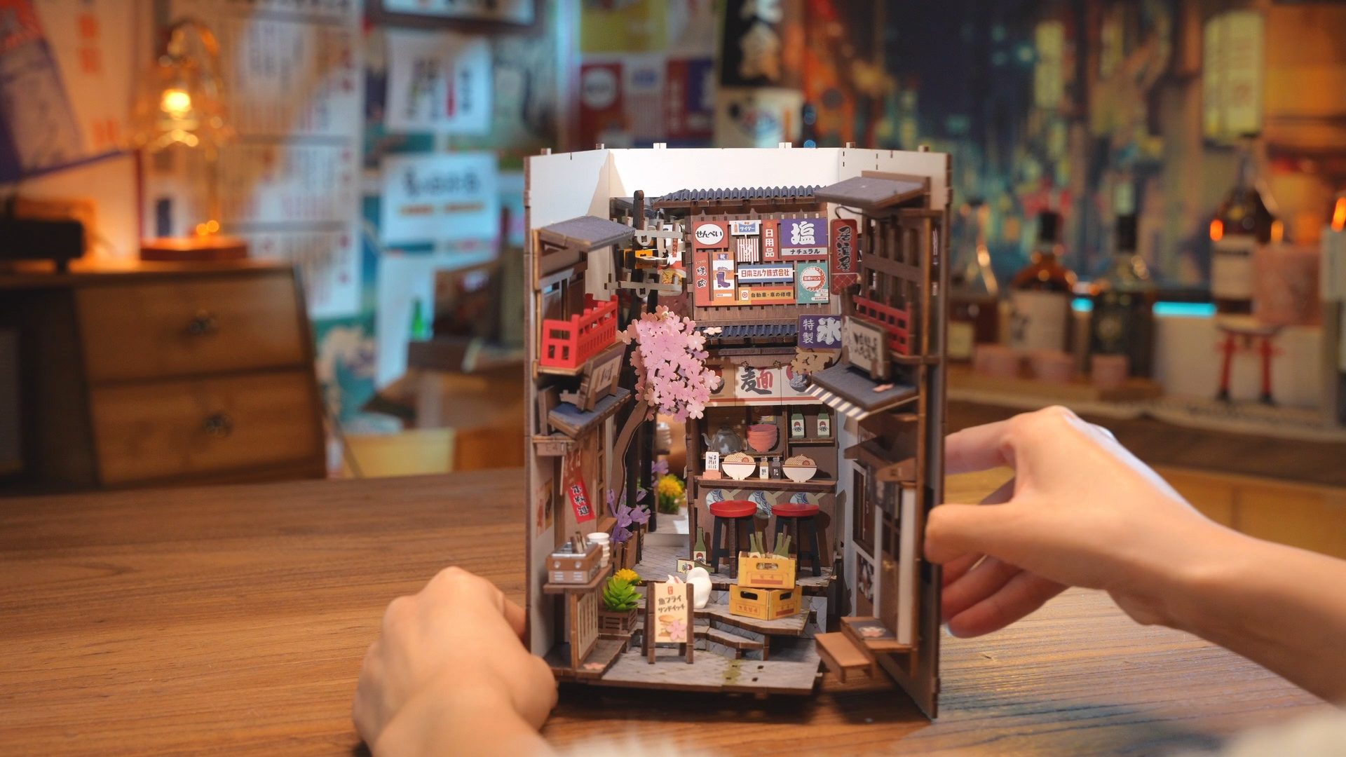 Amazon | ROBOTIME 立体パズル ブックヌック キット 3d ウッド パズル