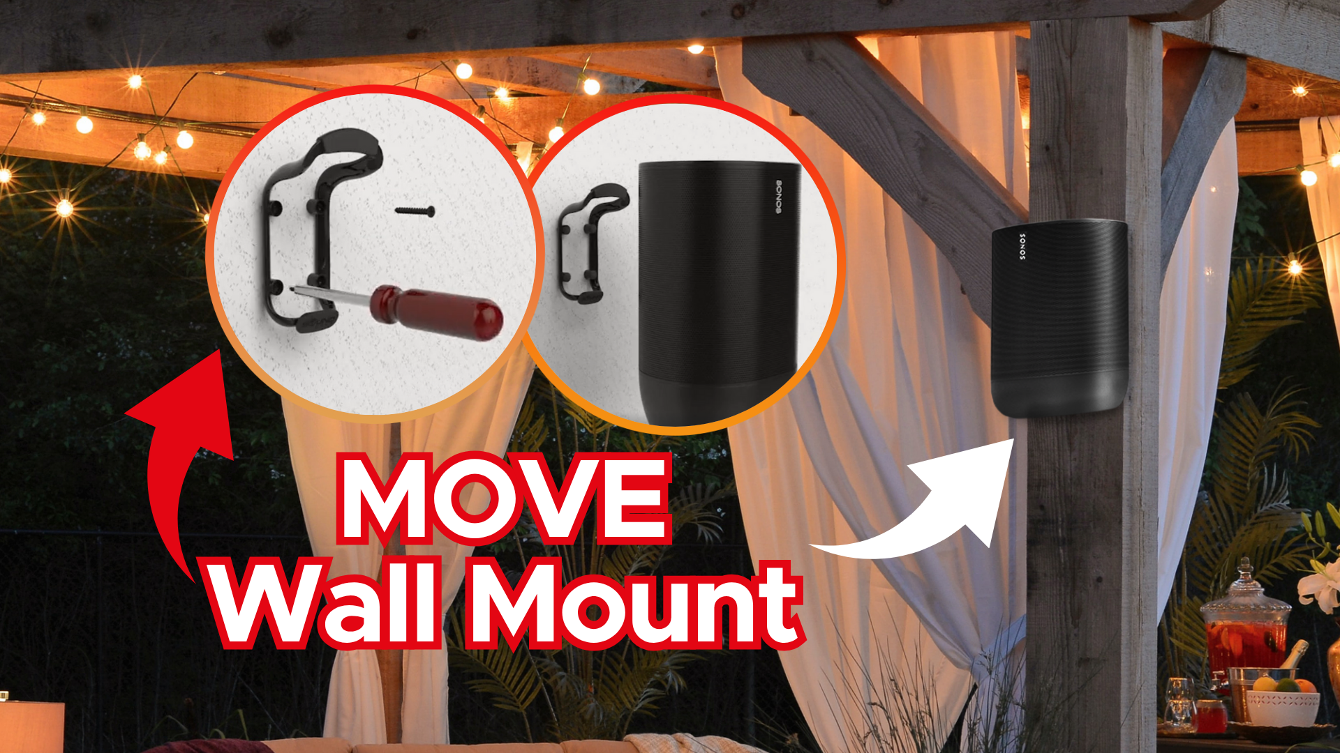 Amazon.com: Sound Bass Move Speaker Wall Mount Bracket