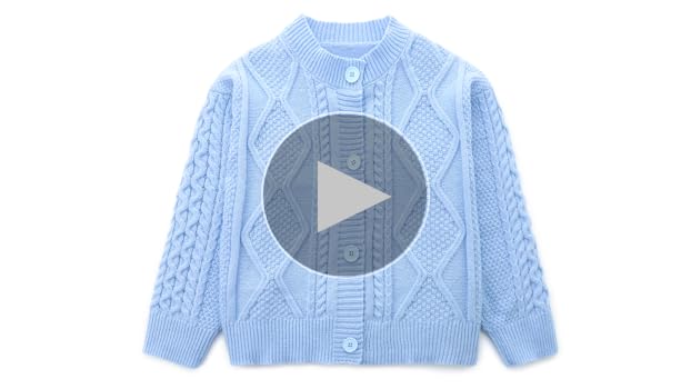 BATONER CHOMA CREW NECK CARDIGAN グレーブルー Girls' Casey Cardigan Sweater For Girls | J.Crew