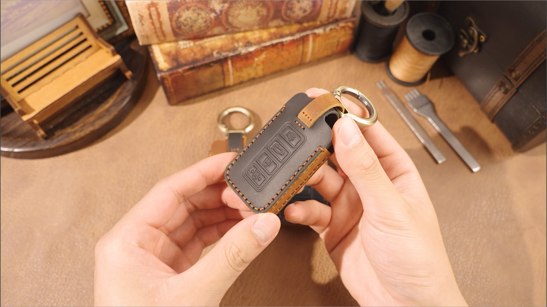 Amazon.com: for Lexus Leather Key Fob Cover, Leather Key Case Full