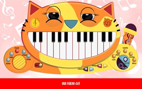 Cat Piano. Sounds-Music