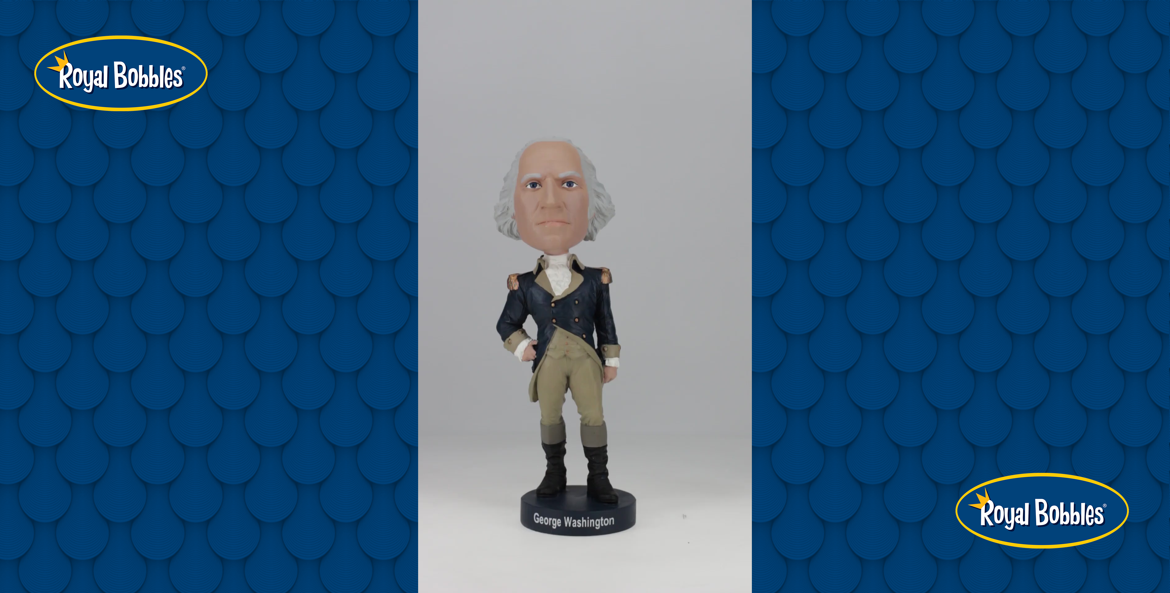 Amazon.com: Royal Bobbles George Washington Bobblehead, Premium
