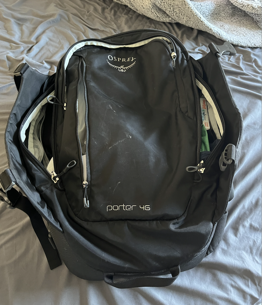 Watch Honest Review of Osprey Porter 46L Travel Backpack on Amazon Live