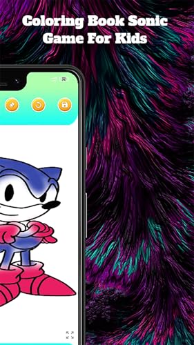 Coloring Book The Hedgehoog Game For Kids