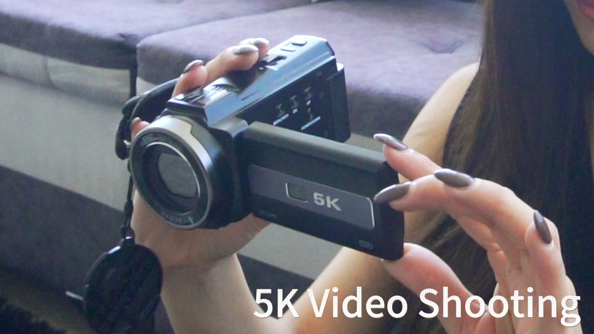 Videocamera 5K 48MP Con WiFi, Visione Notturna E Stabilizzatore – Perfetta Per Vlogging E YouTube