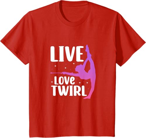 Miniatura 48 de Twirl Baton Twirling Twirler Majorettes T-Shirt Black,Navy Blue,Asphalt Grey,Baby Blue,Cranberry Red,Red,Kelly Green,Brown,Olive Green,Dark Heather