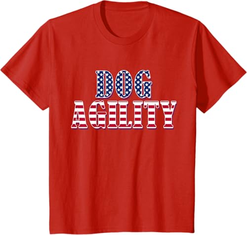 Miniatura 3 de Dog Agility American Flag - Camiseta de agilidad para perros, Negro -