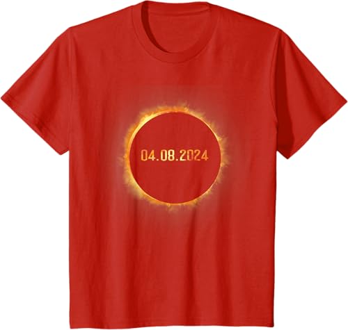 Miniatura 3 de Totality 04.08.24 Total Solar Eclipse 8 de abril de 2024 Eclipse Camiseta, Negro, S