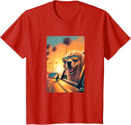 Miniatura 3 de Golden Retriever - Camiseta divertida de Golden Retriever con lentes Negro -