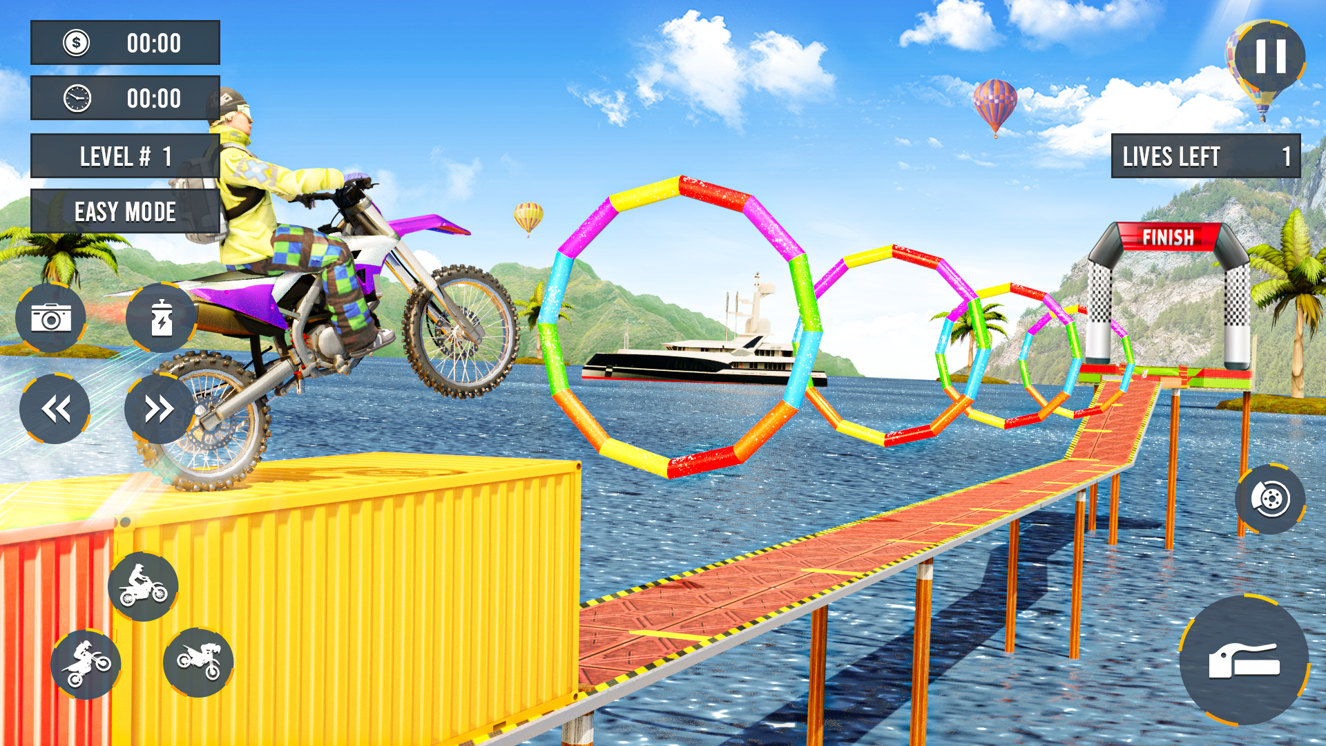 Bike Stunt Subway Racing Games || Dirt Bike Stunt Race 3D || Moto X3M ...