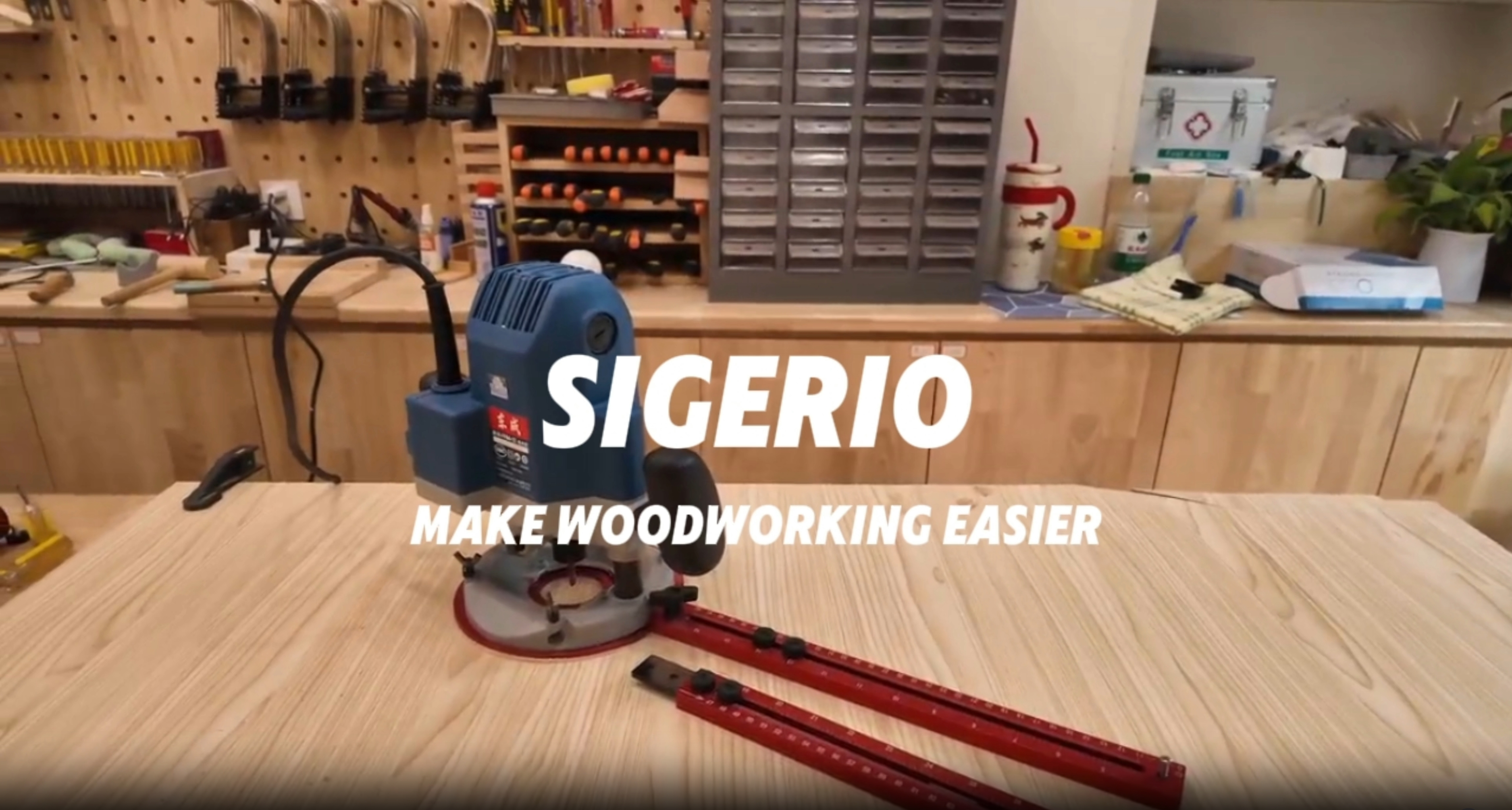 MTG もみ消し　4枚セット Sigerio New 4 in 1 Router Milling Groove Bracket, Aluminum