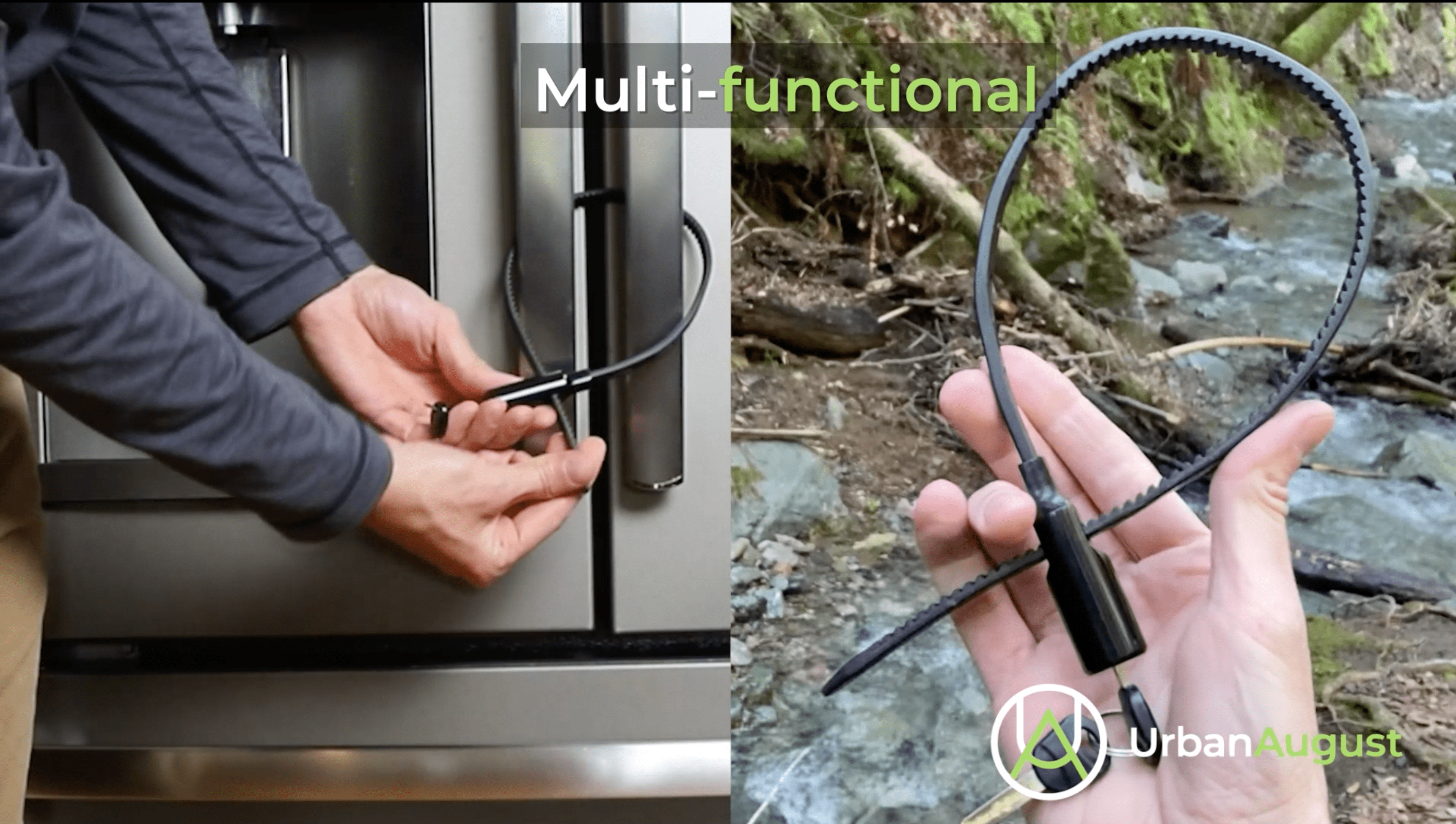 Urban August Adjustable Zip Tie Lock for Cabinet