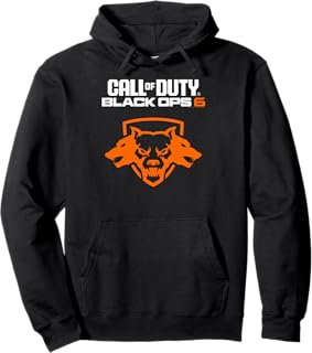 Call of Duty Black Ops 6 Orange Cerberus Pullover Hoodie