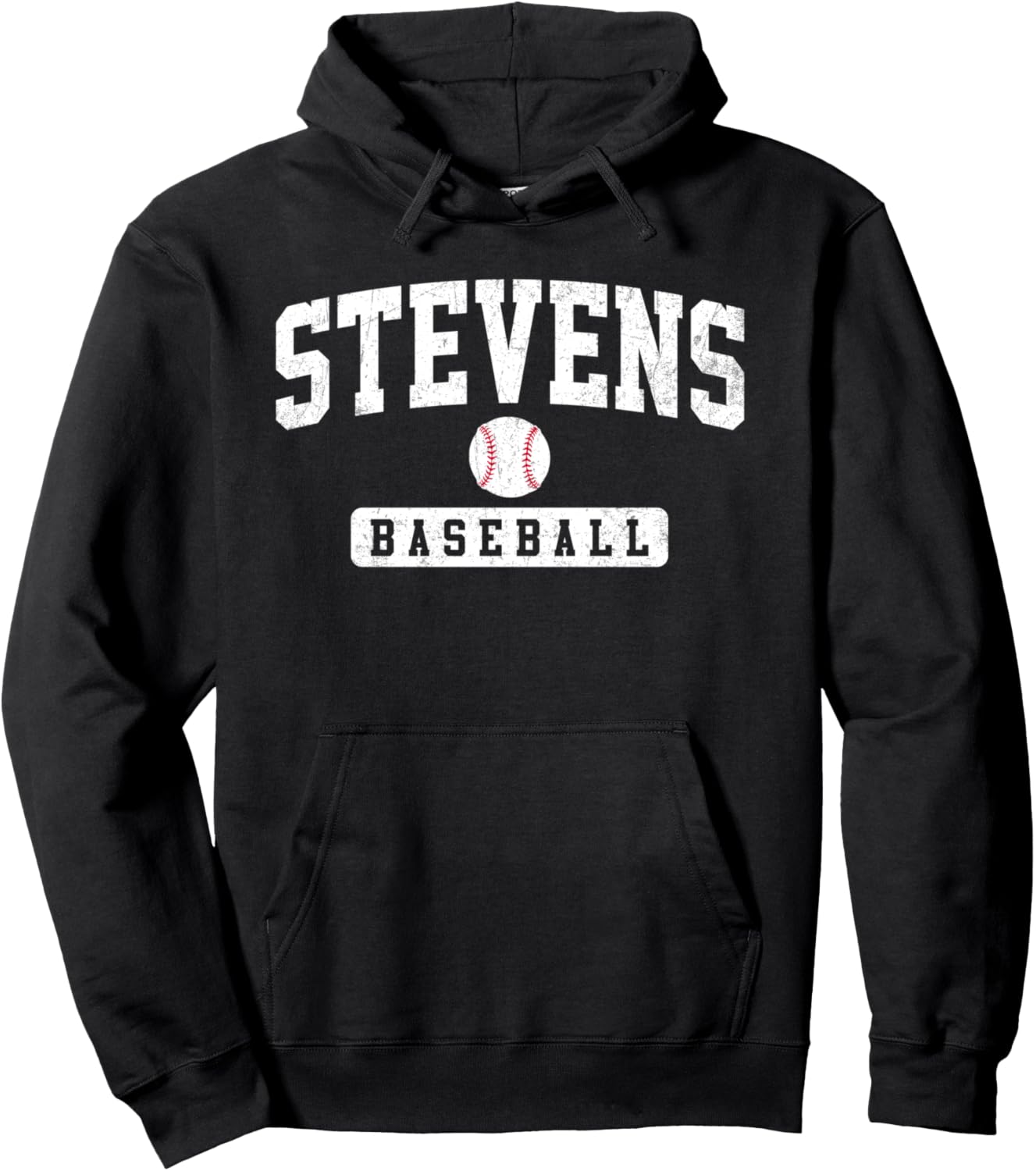 Stevens Institute of Technology University Baseball Vintage Pullover Hoodie