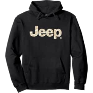 Jeep Iconic Tire Tracks Logo – Officially Licensed Pullover Hoodie