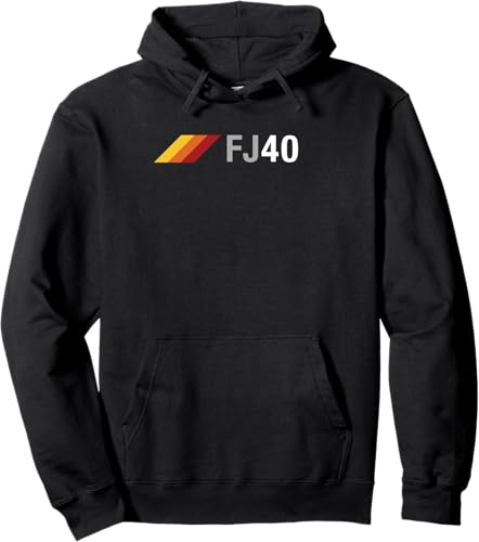 Miniatura 1 de FJ40 Overland SUV 3 rayas Vintage Racing Serie 40 sudadera con capucha Negro -