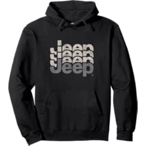Jeep Repeating Logo Pullover Hoodie