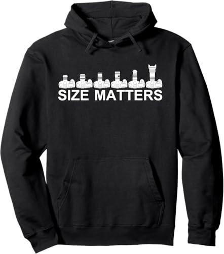 Miniatura 1 de Funny Photographer Lens Size Matters Photography Gift Pullover Hoodie
