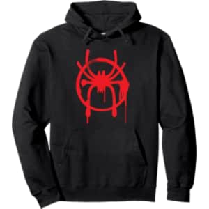 Marvel Spider-Man Into the Spider-Verse Red Icon Pullover Hoodie