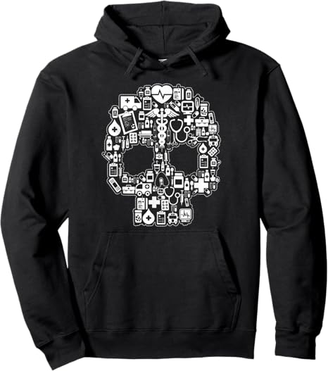 Nurse Sugar Skull for Men Women