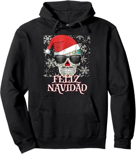 Day of The Dead Feliz Navidad Sugar Skull Xmas Pjs