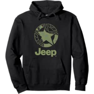 Jeep Army Star Map Pullover Hoodie