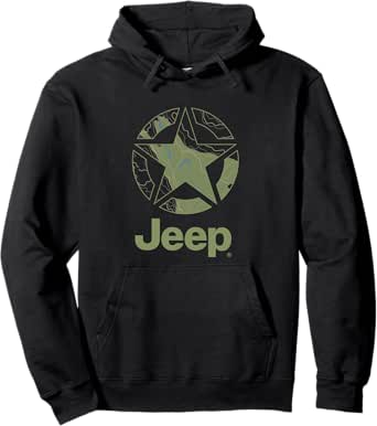 Jeep Army Star Map Pullover Hoodie