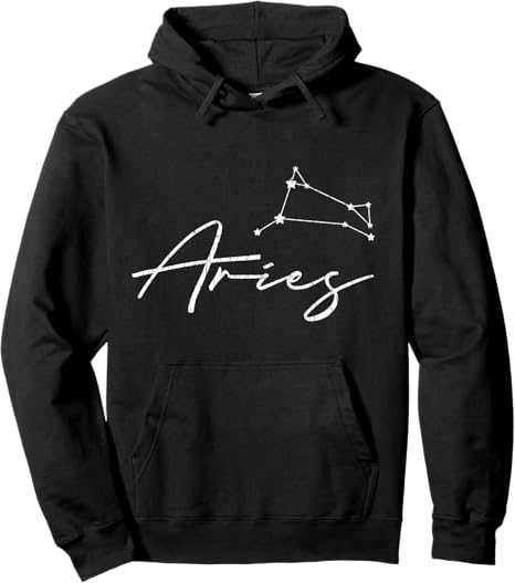 Aries Apparel For Men And Women Funny Zodiac Sign Gift Pullover Hoodie